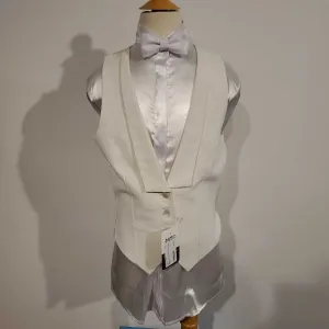 Off White Formal Vest