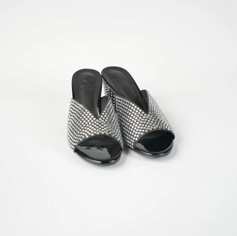 Open Block Heel