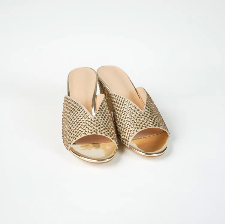 Open Block Heel