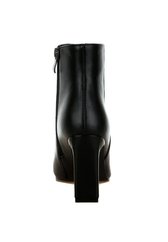 Orca Metallic Cap Toe Faux Leather Boots
