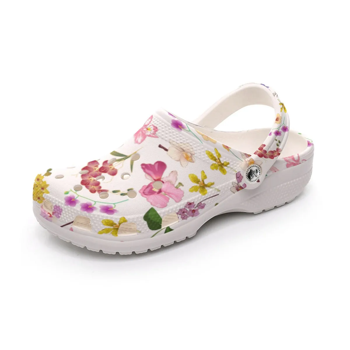 Orchids Graphic Women's Rubber Shoes up to size 12
