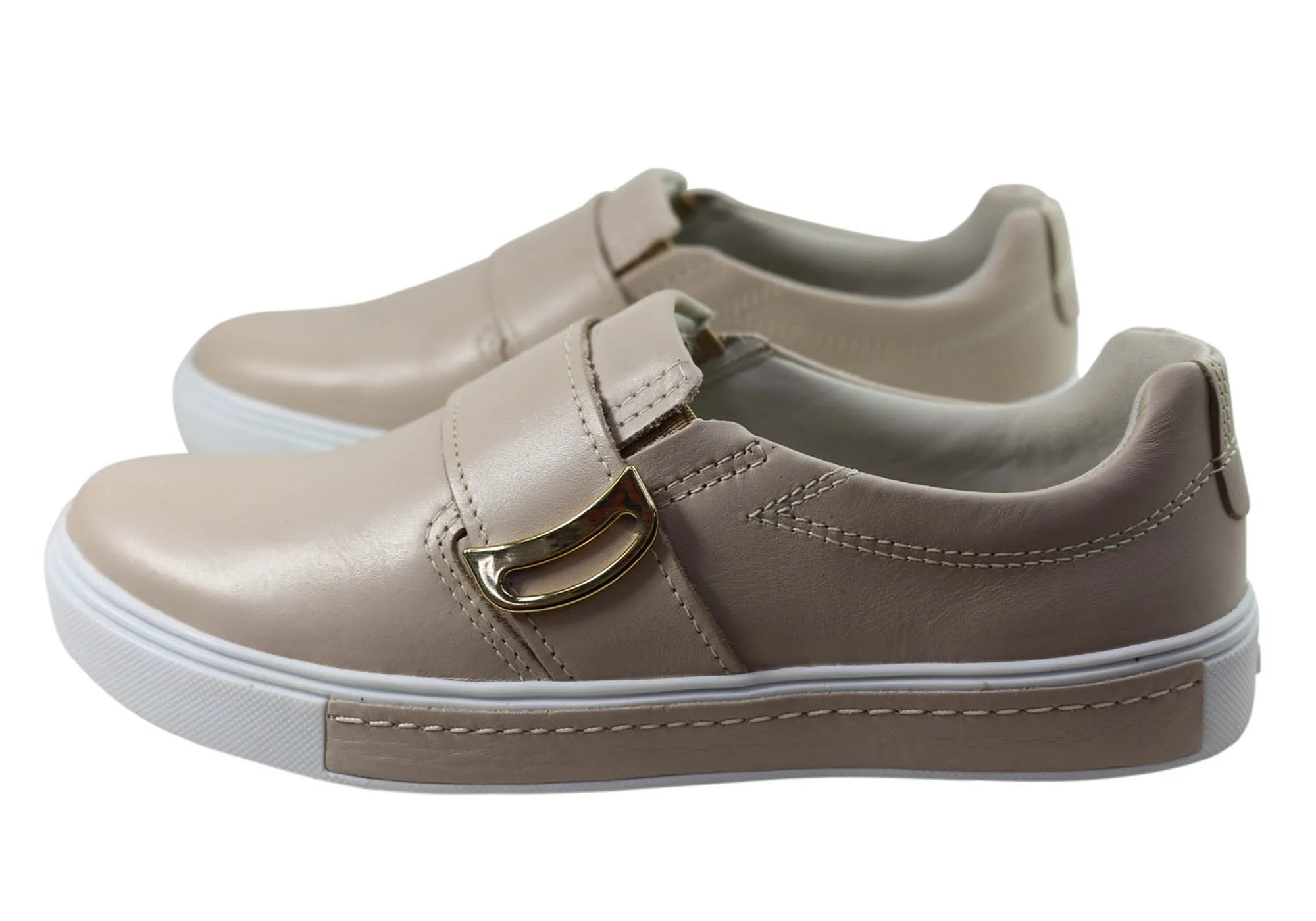 Pegada Keepler Womens Comfortable Leather Casual Shoes Made In Brazil