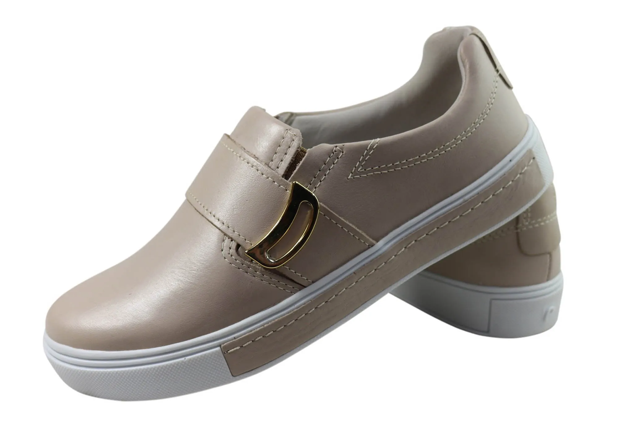Pegada Keepler Womens Comfortable Leather Casual Shoes Made In Brazil