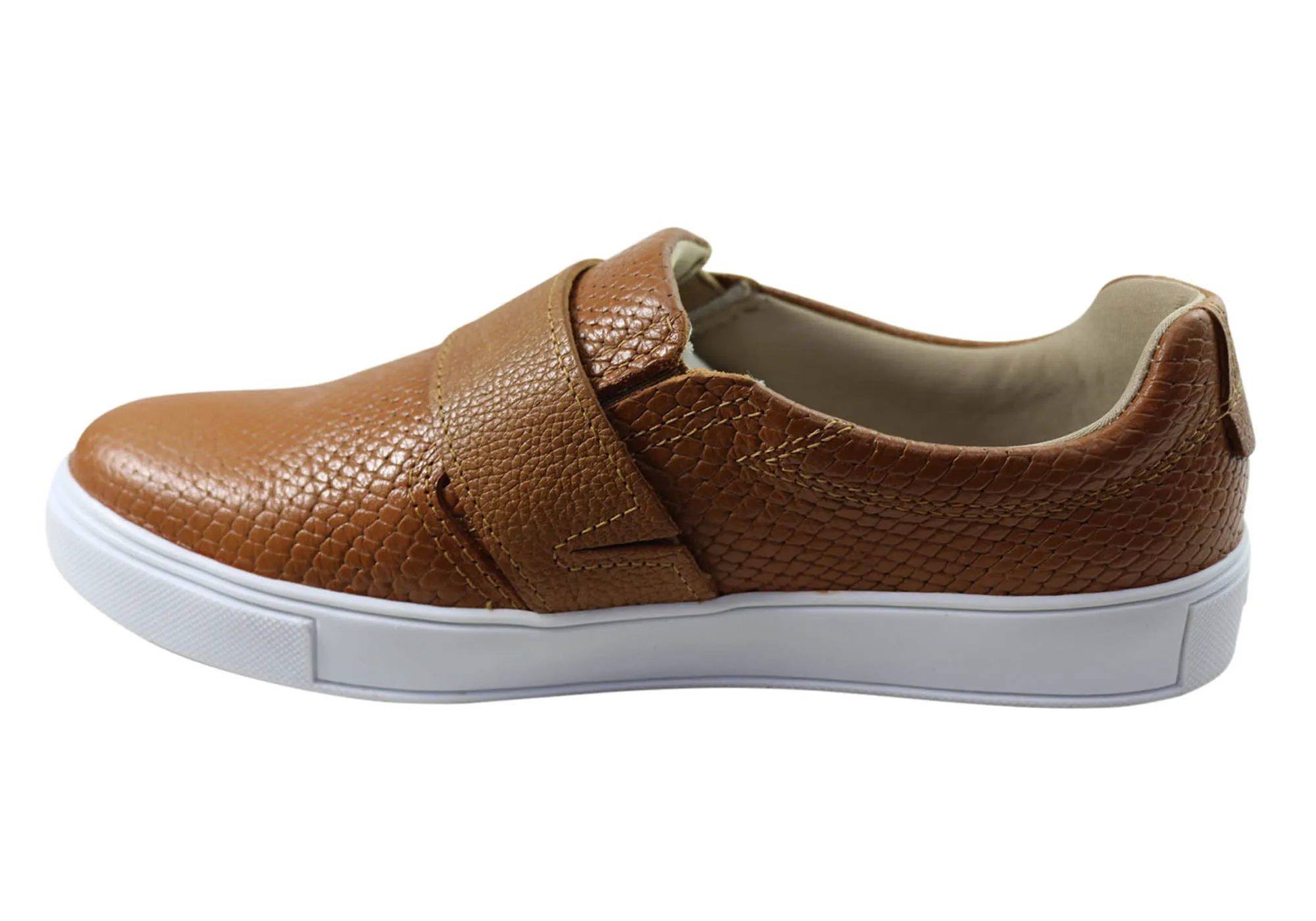 Pegada Keepler Womens Comfortable Leather Casual Shoes Made In Brazil