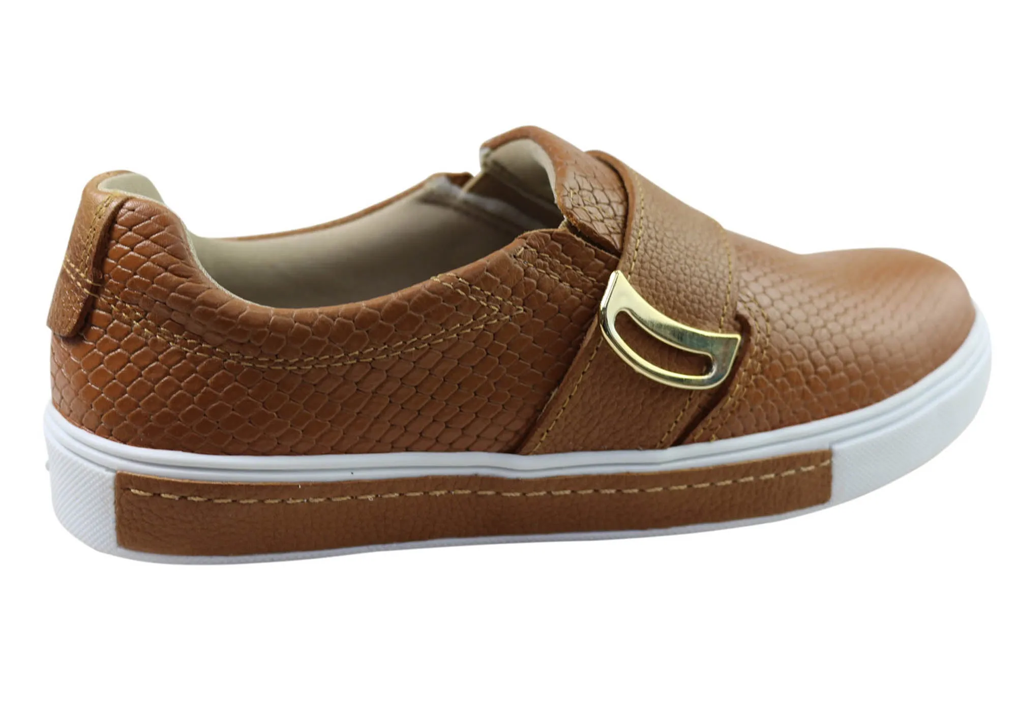 Pegada Keepler Womens Comfortable Leather Casual Shoes Made In Brazil