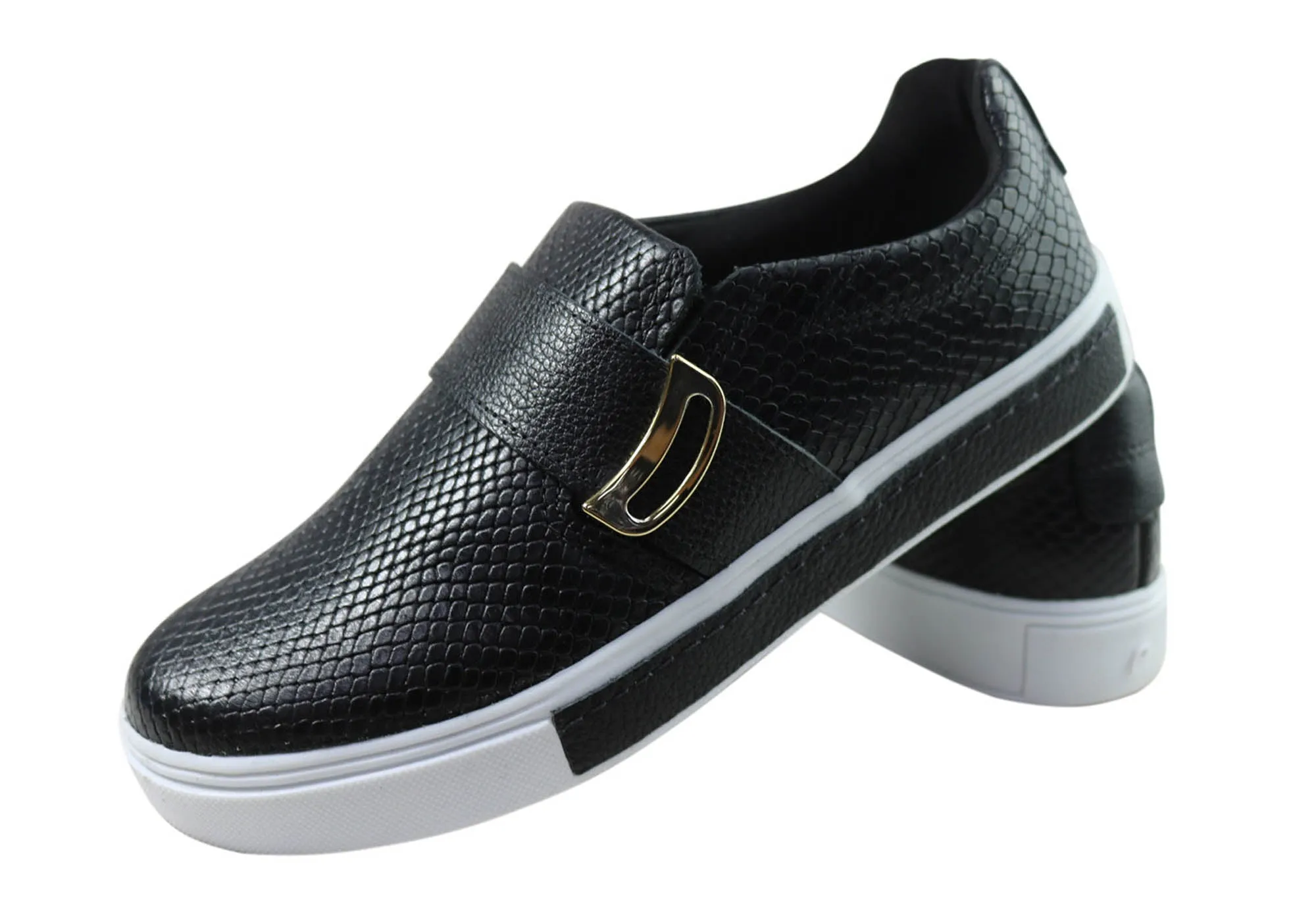 Pegada Keepler Womens Comfortable Leather Casual Shoes Made In Brazil