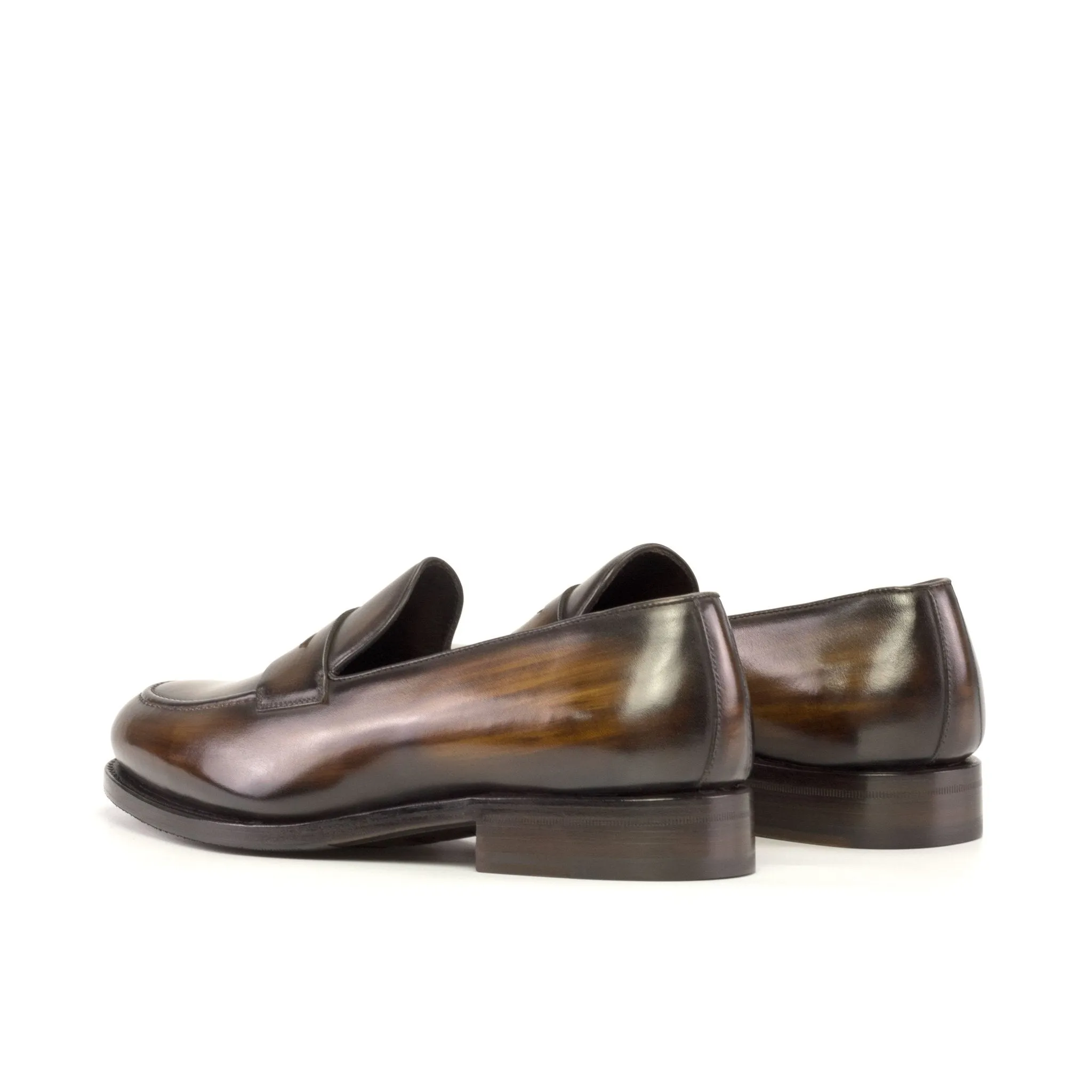 Penny Loafer in Brown Patina