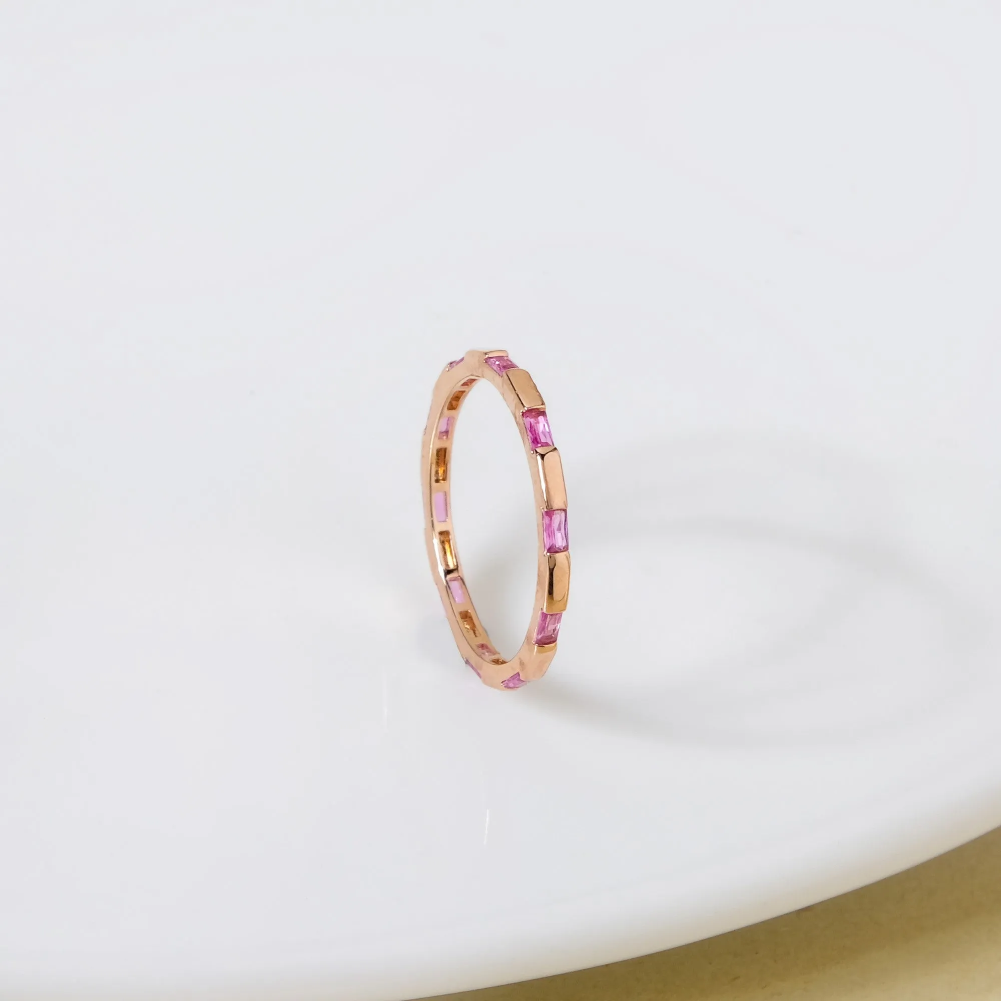 Pink Blush Rose Gold Statement Ring
