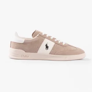 Polo Ralph Lauren HRT AERA Mens Trainers Milkshake/Deckwash White