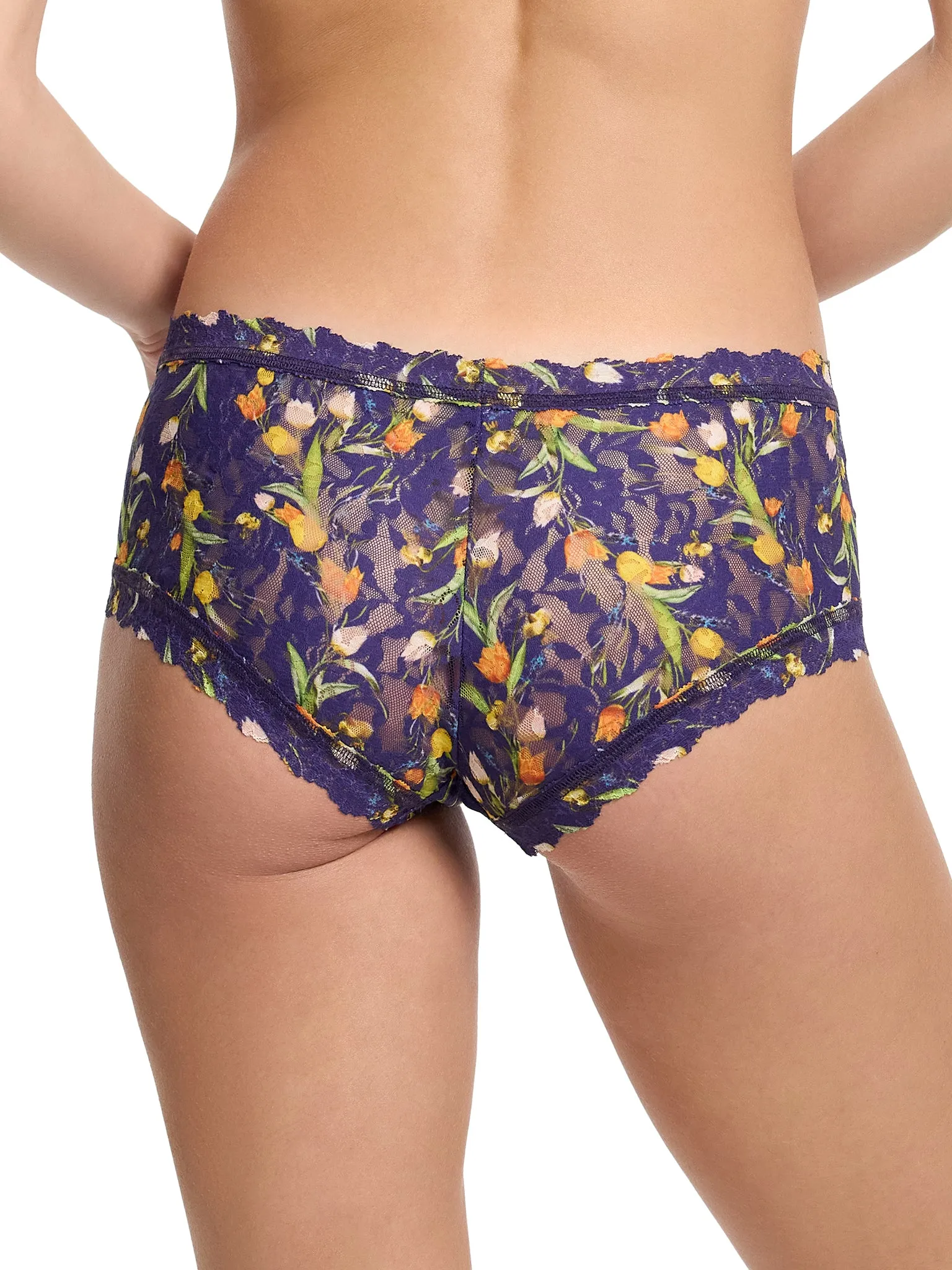 Printed Signature Lace® Boyshort Central Park