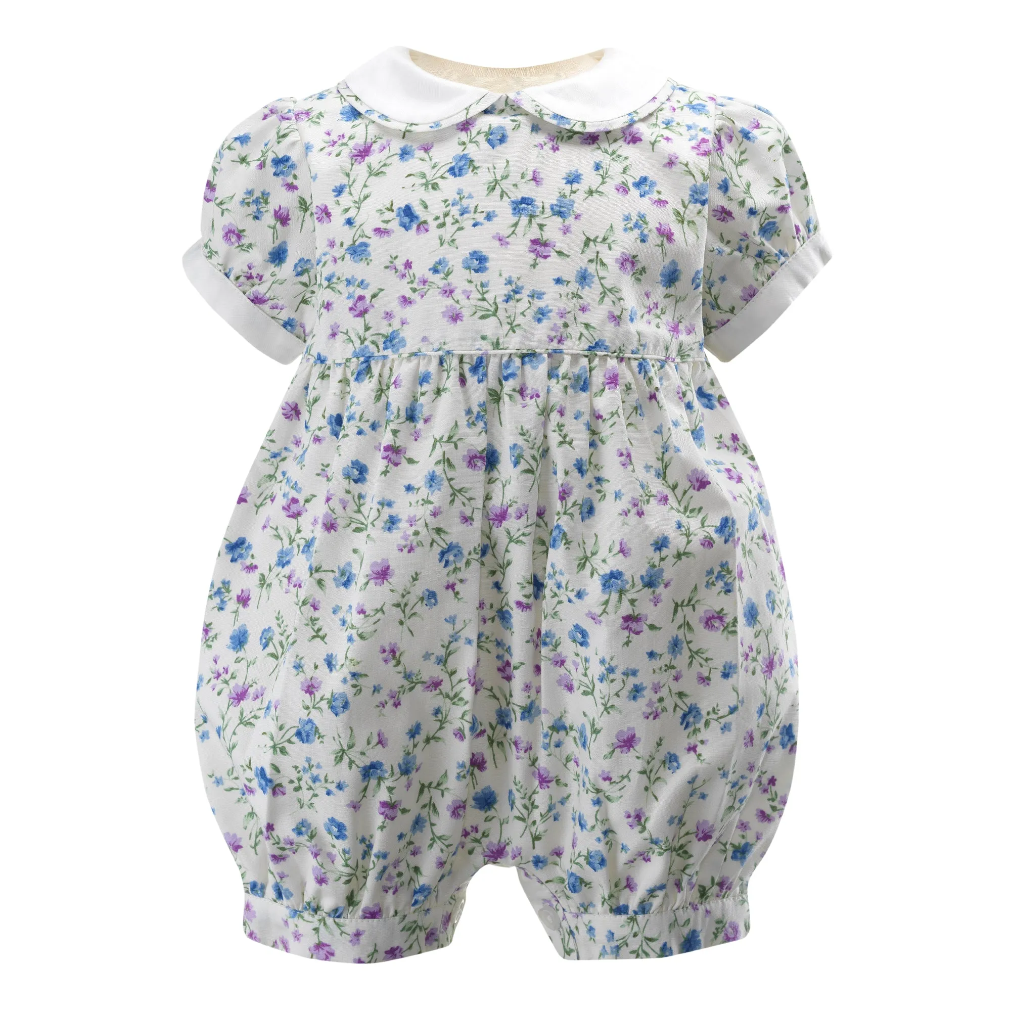 Purple Floral Babysuit