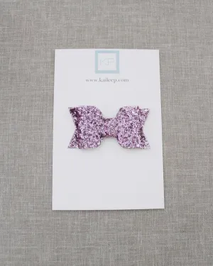 Purple Rock Glitter Hair Clip or Shoe Clip