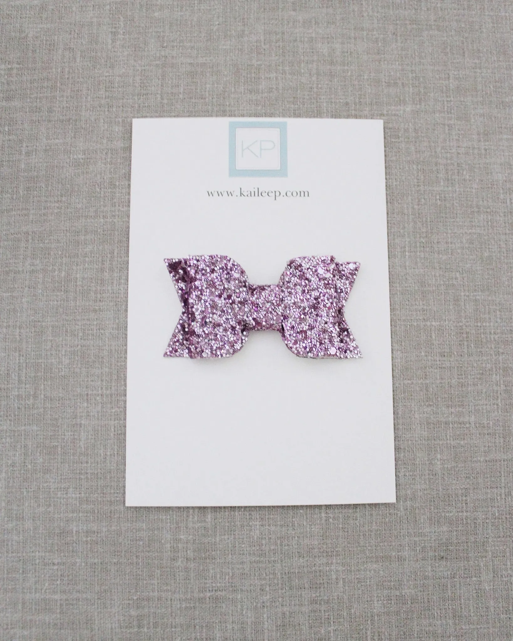 Purple Rock Glitter Hair Clip or Shoe Clip