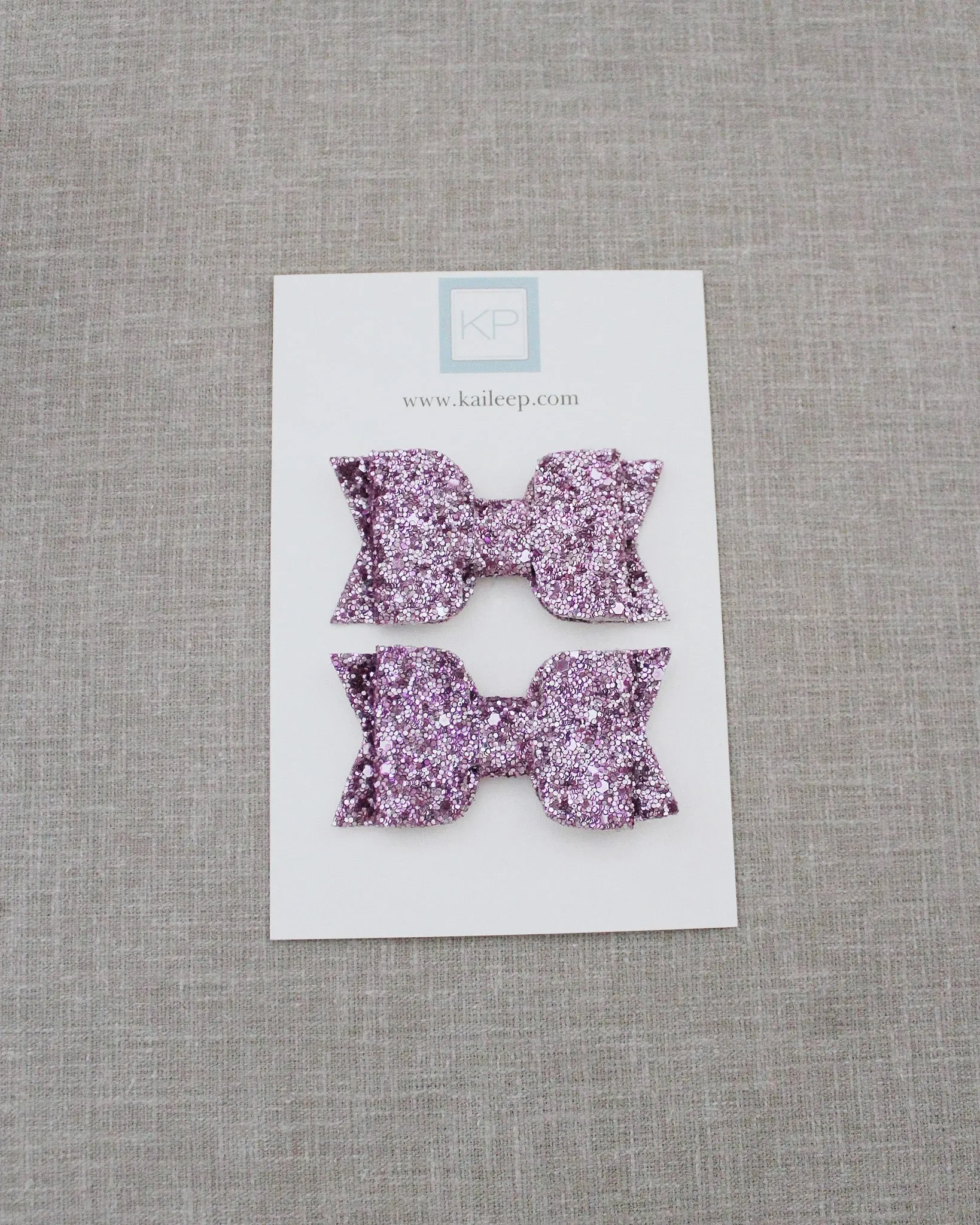 Purple Rock Glitter Hair Clip or Shoe Clip