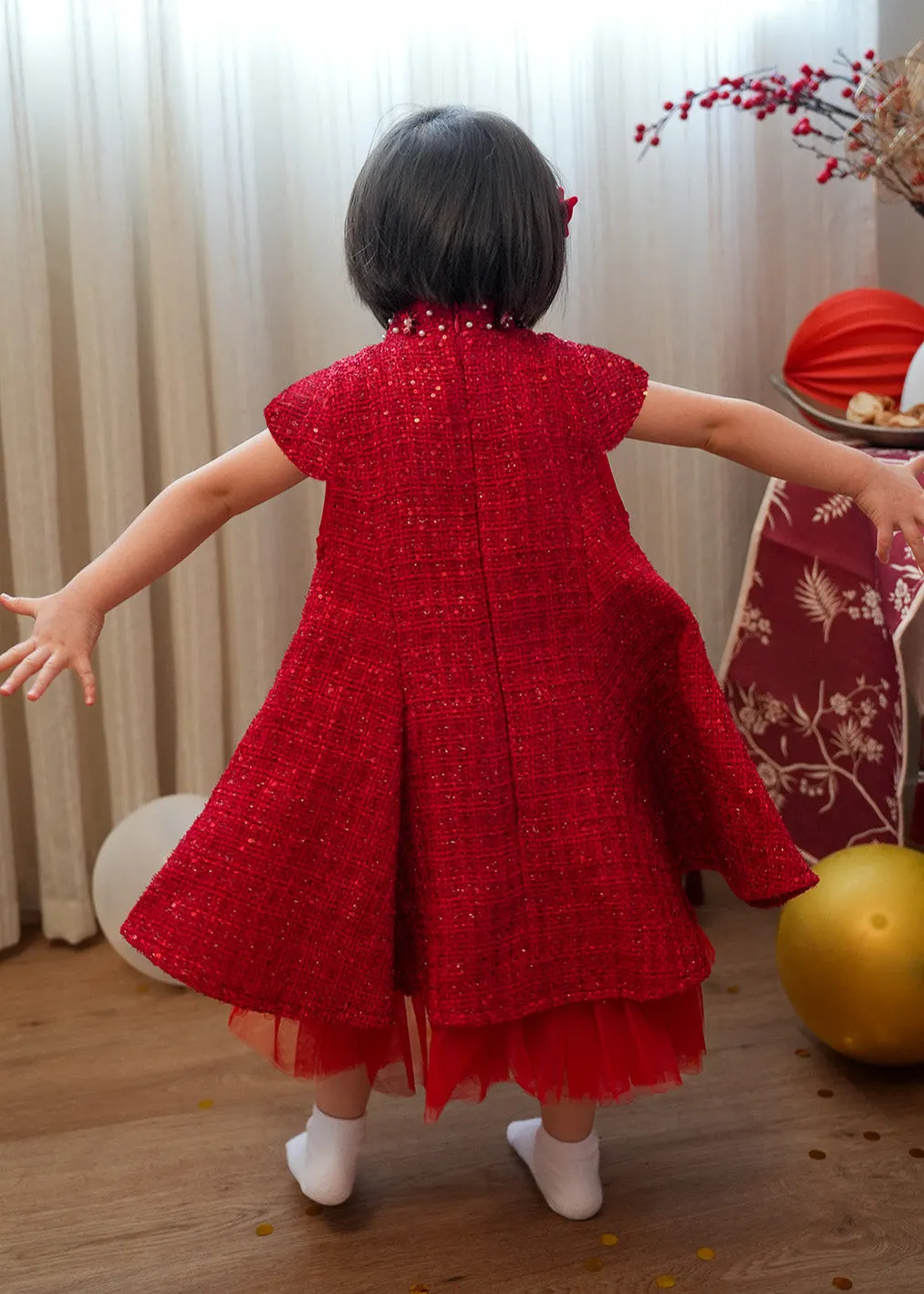 Qipology x China Doll Kids Qipao (Red)