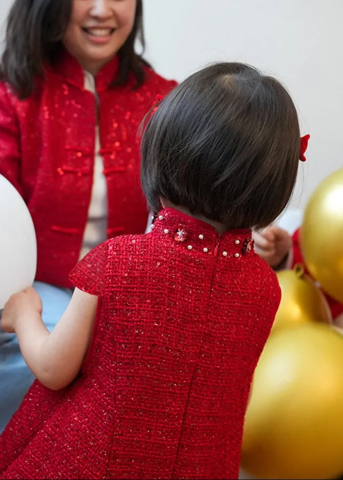 Qipology x China Doll Kids Qipao (Red)