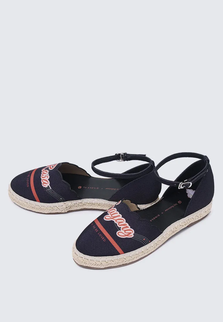 Rasa Sayang Comfy Espadrilles In Black