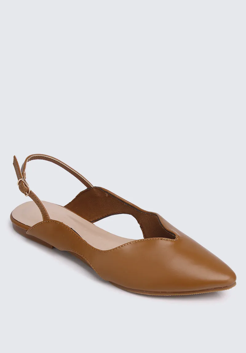 Riley Comfy Ballerina In Brown