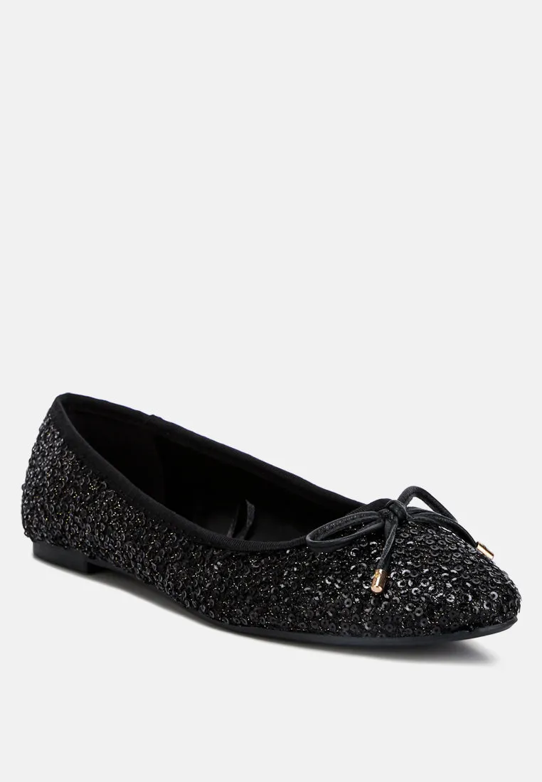 Ringo Sequin Embellished Ballet Flats By RAG