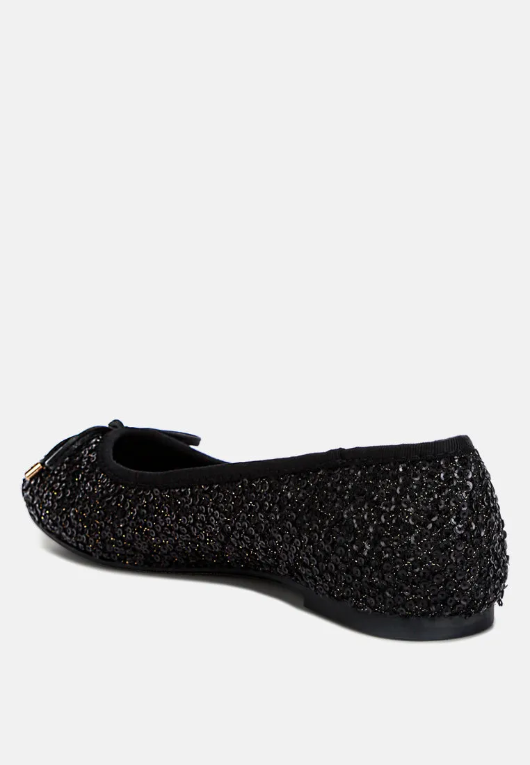 Ringo Sequin Embellished Ballet Flats By RAG