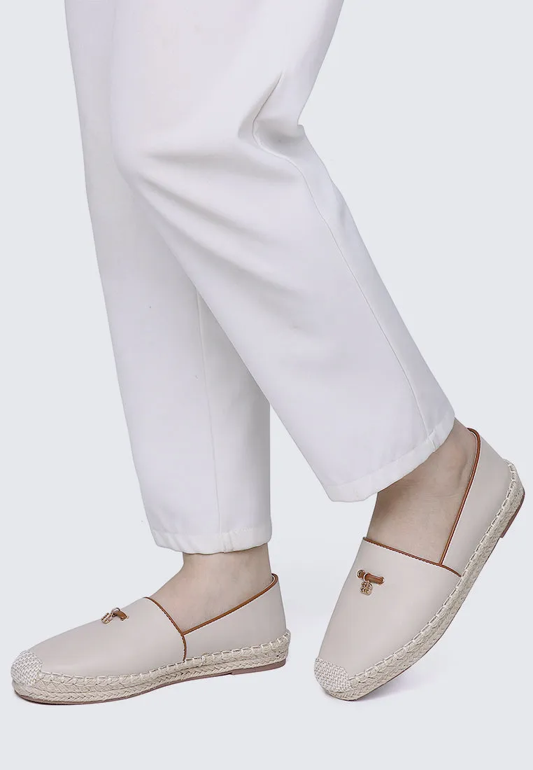 Roberta Comfy Espadrilles In Beige