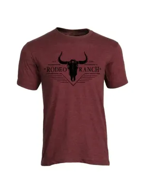 Rodeo Ranch Heather Maroon Tee