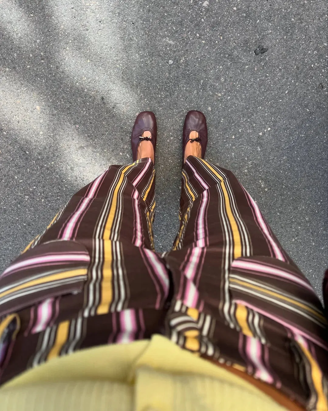 Rosalind Brown Leather Ballet Flats