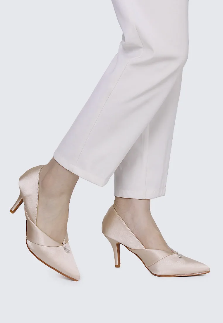 Rosaline Comfy Pumps In Champagne