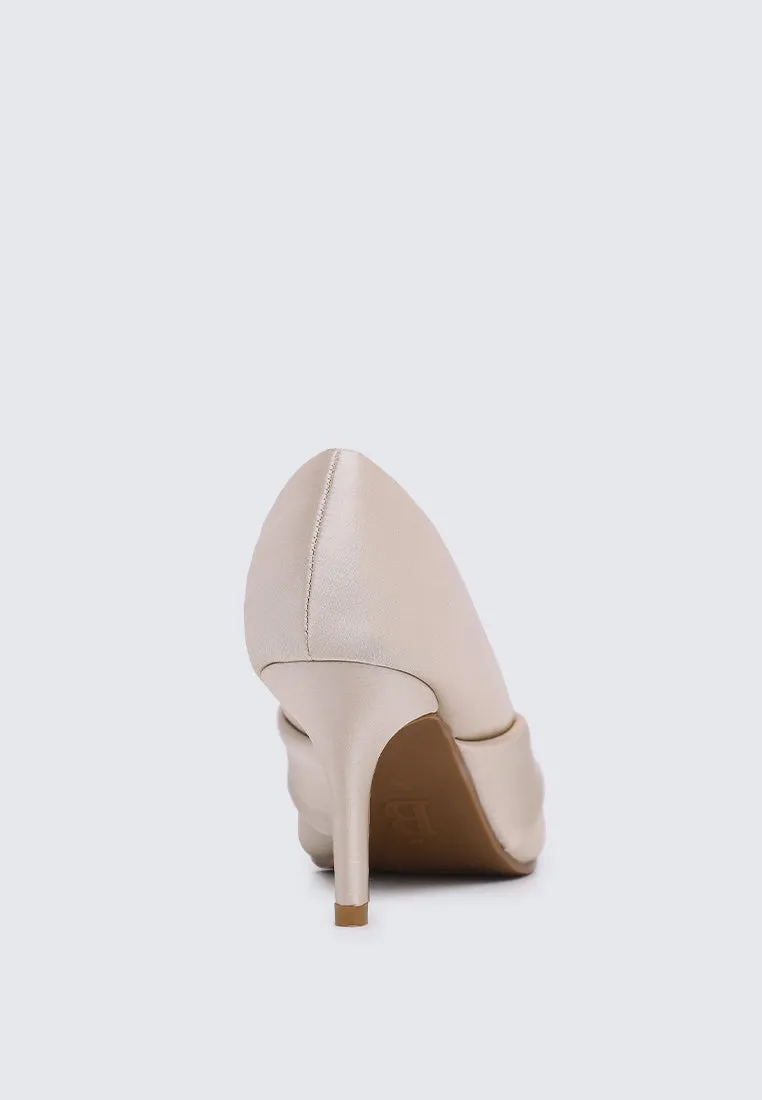Rosaline Comfy Pumps In Champagne
