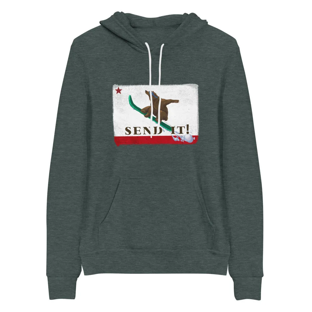 Send It CA Flag Hoodie