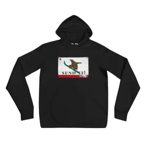 Send It CA Flag Hoodie