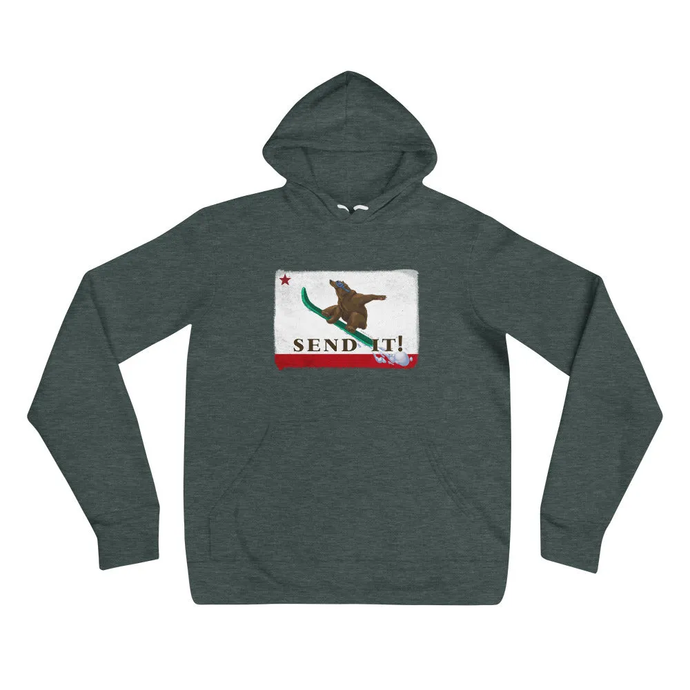 Send It CA Flag Hoodie