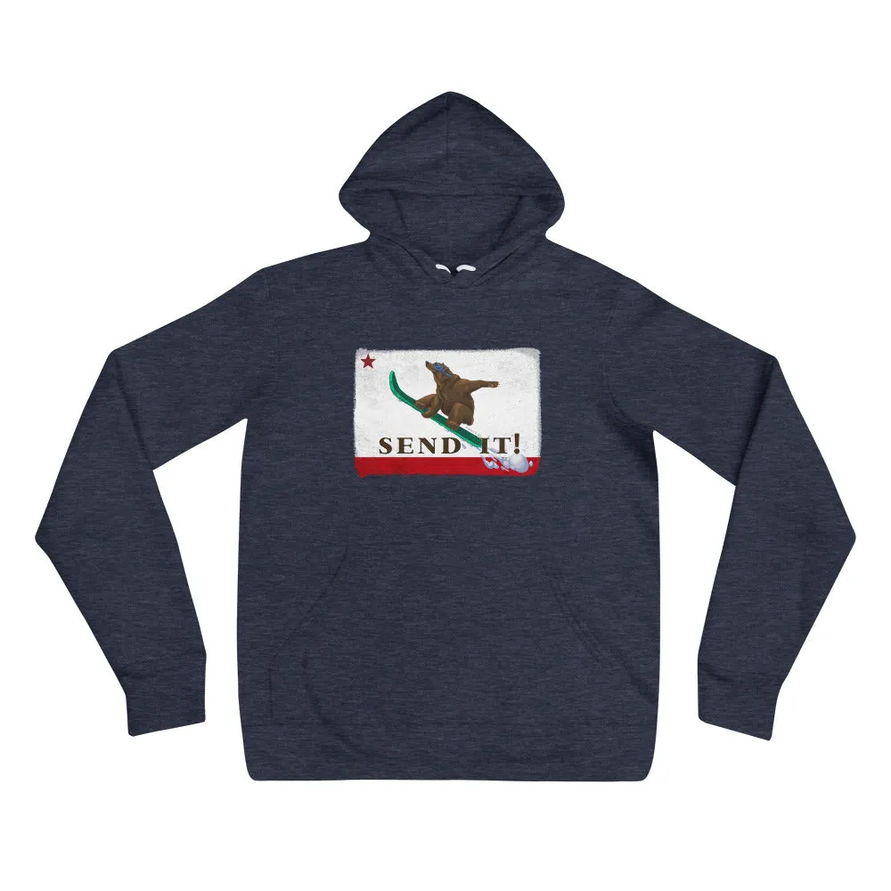 Send It CA Flag Hoodie