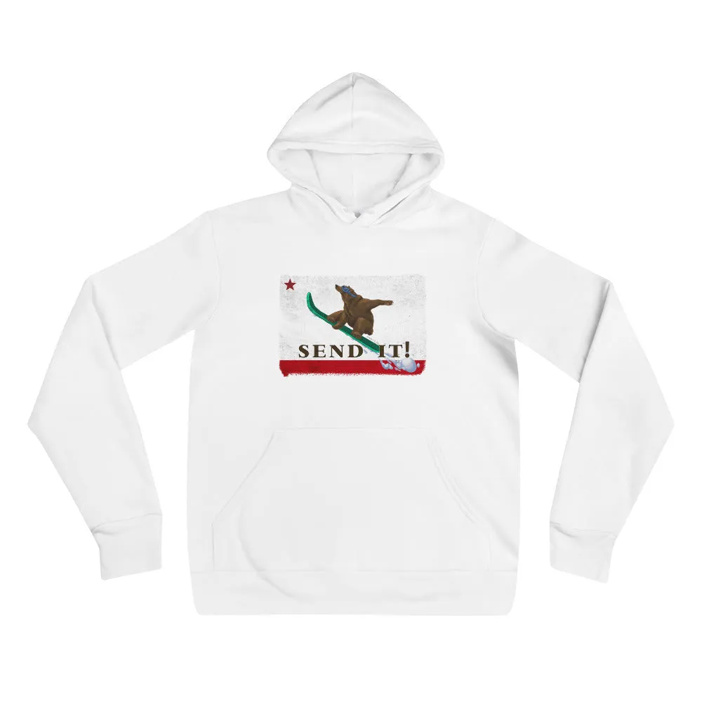 Send It CA Flag Hoodie