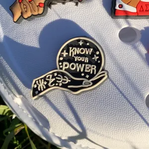 SHOE CHARMS - KNOW YOUR POWER