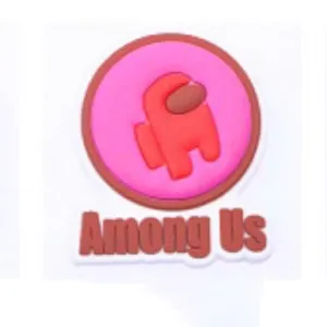 SHOE CHARMS - PINK AMONG US
