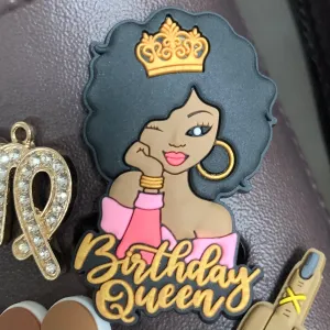 SHOE CHARMS - WINK WINK BIRTHDAY QUEEN