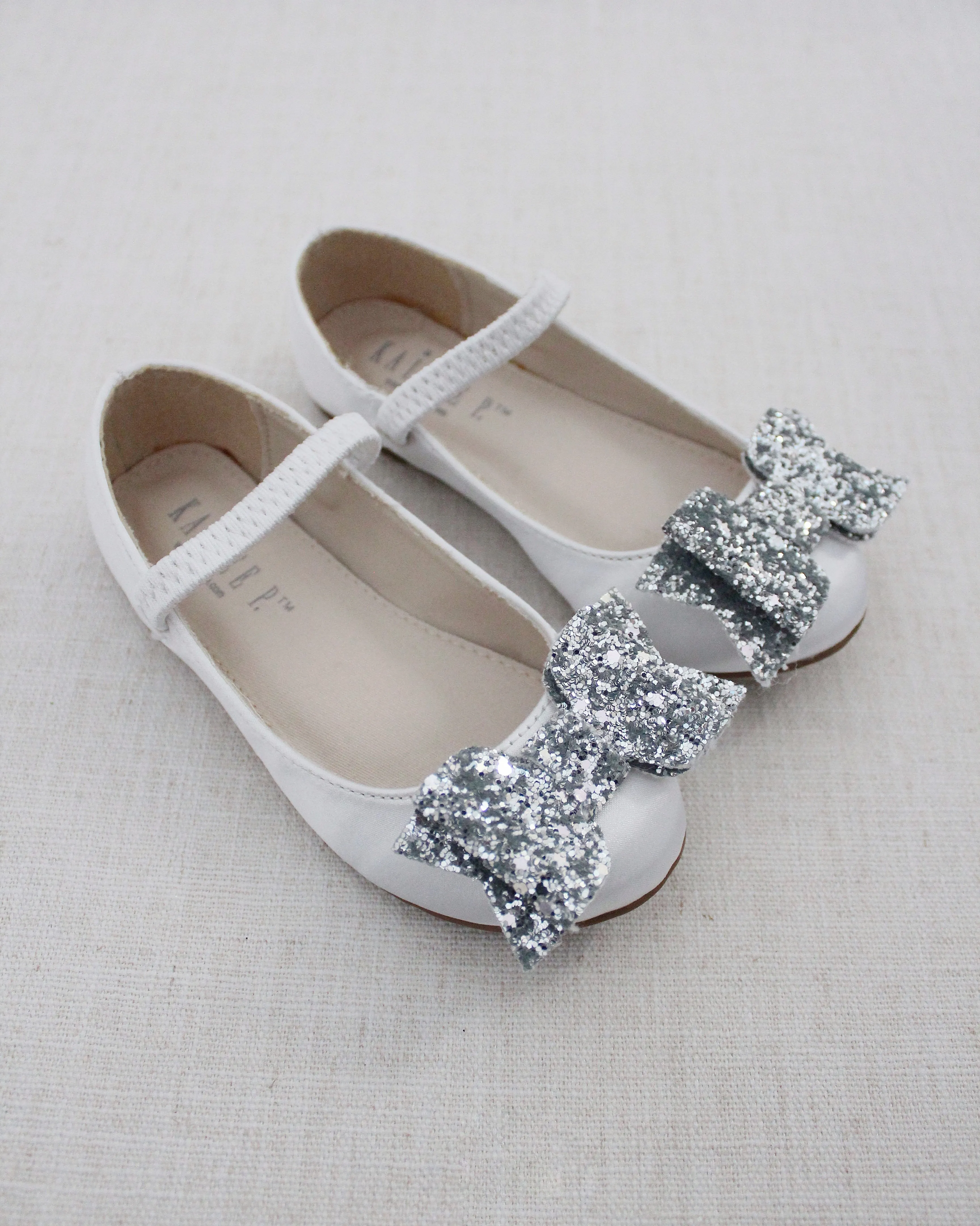 Silver Rock Glitter Hair Clip or Shoe Clip