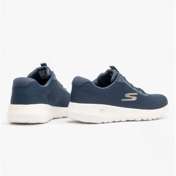 Skechers 216281/NVOR GO WALK MAX-MIDSHORE Mens Trainers Navy/Orange