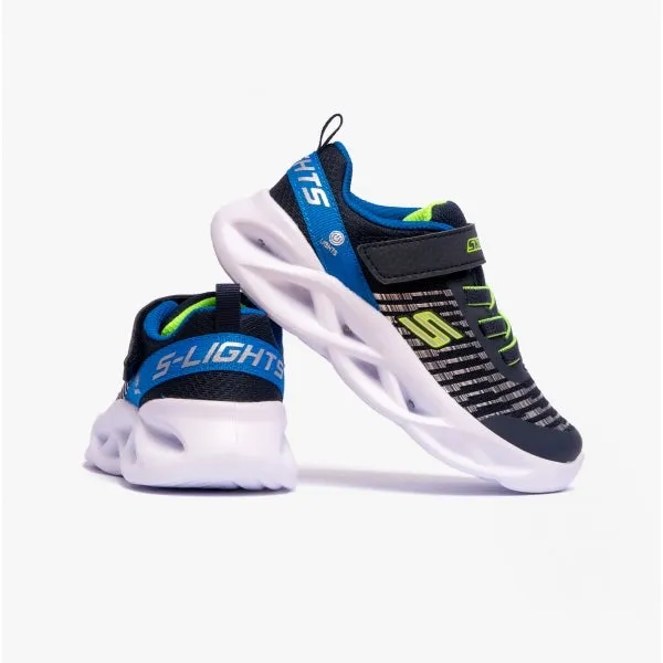 Skechers 401650N/NVBL TWISTY BRIGHTS - NOVLO Boys Trainers Blue