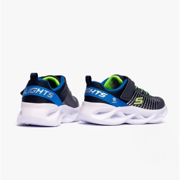 Skechers 401650N/NVBL TWISTY BRIGHTS - NOVLO Boys Trainers Blue