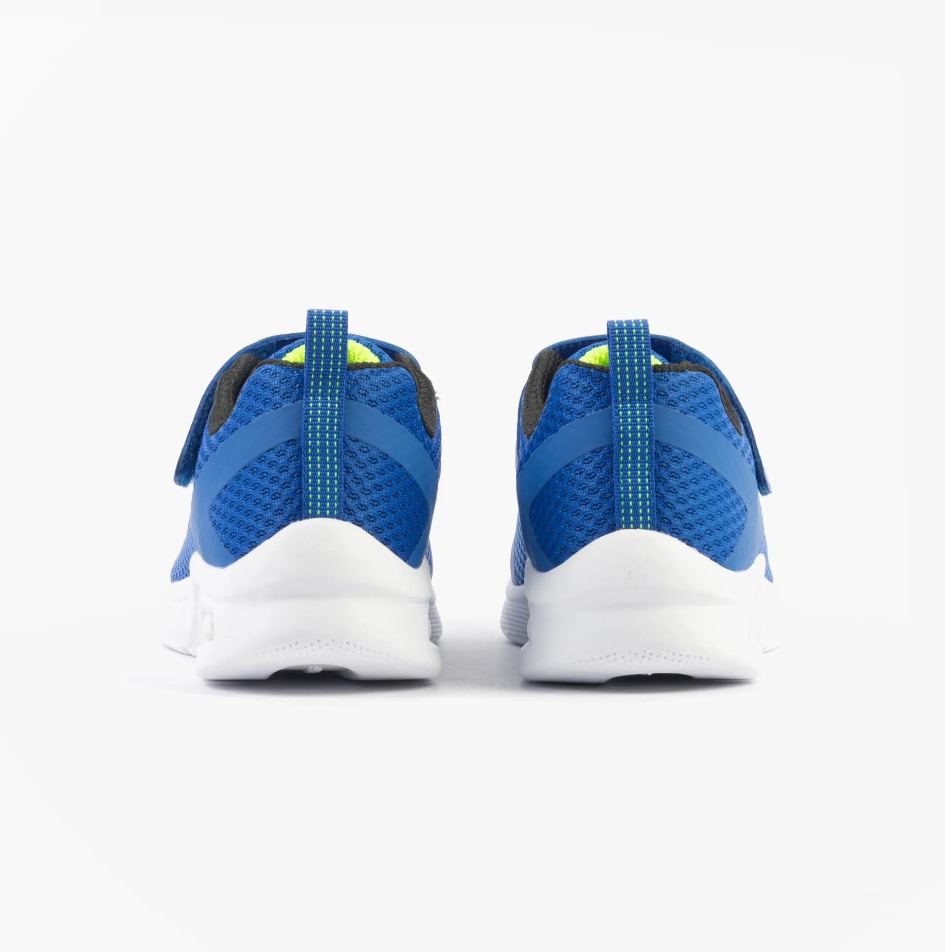 Skechers MICROSPEC MAX - VAPTIX Boys Trainers Blue/Lime