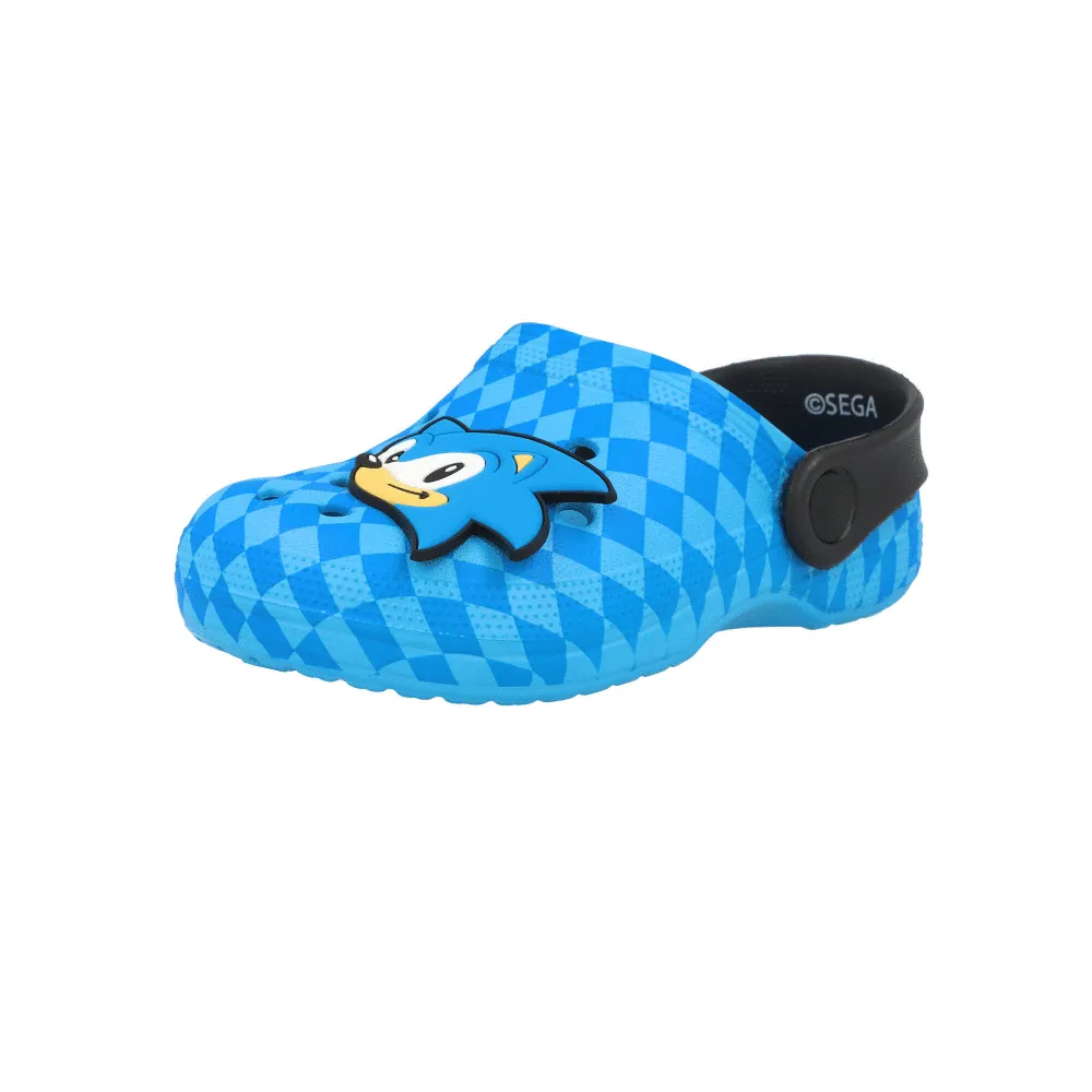 Sonic the Hedgehog Blue Clogs for Kids