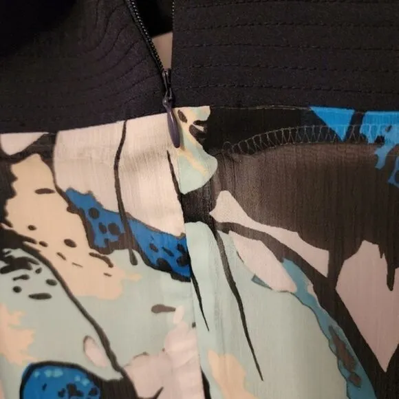 Stunning Cross‎ Tank Flowal Print Flowly Flattering Dress Med. NWT