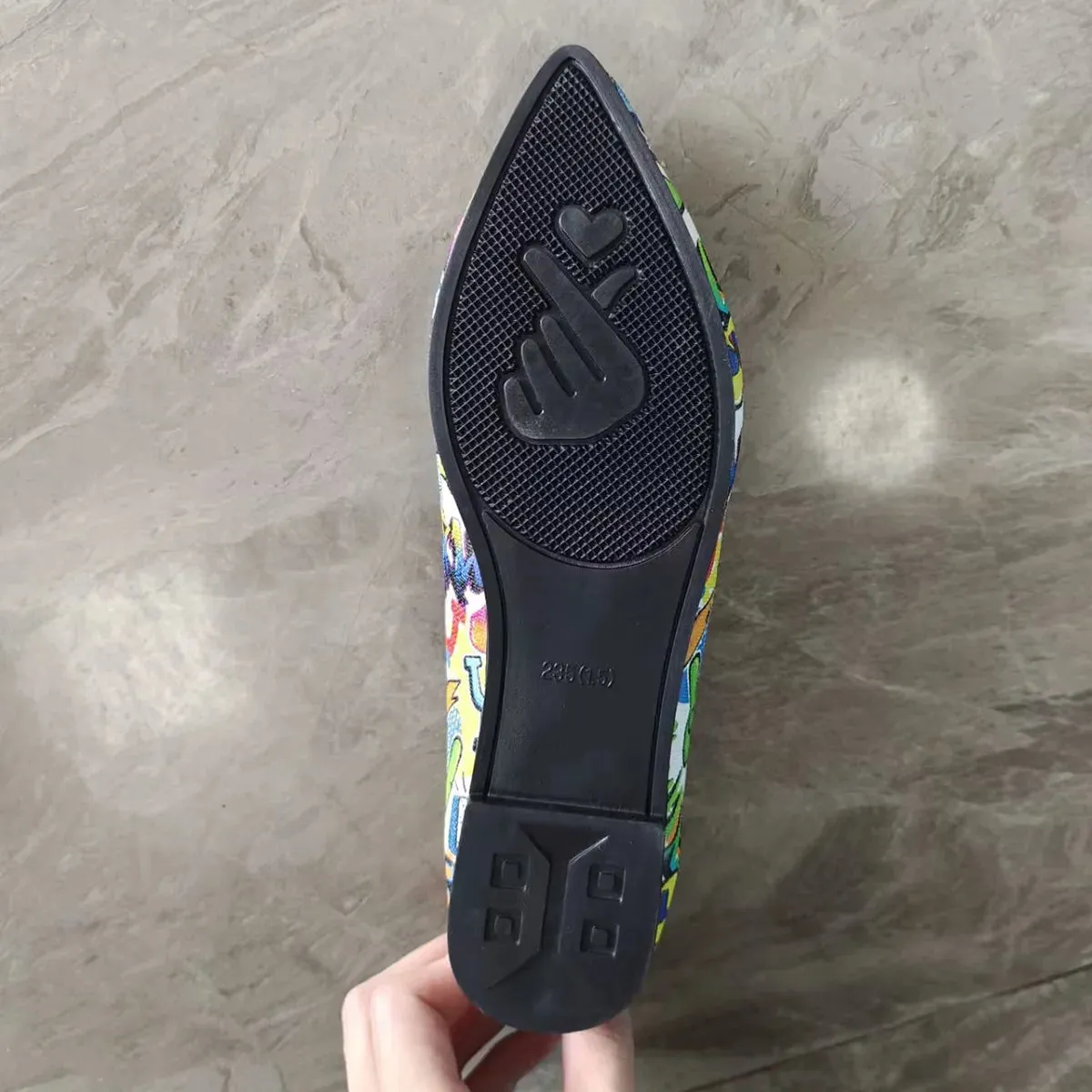 Stylish Pointed Toe Flat Ballerina Shoes