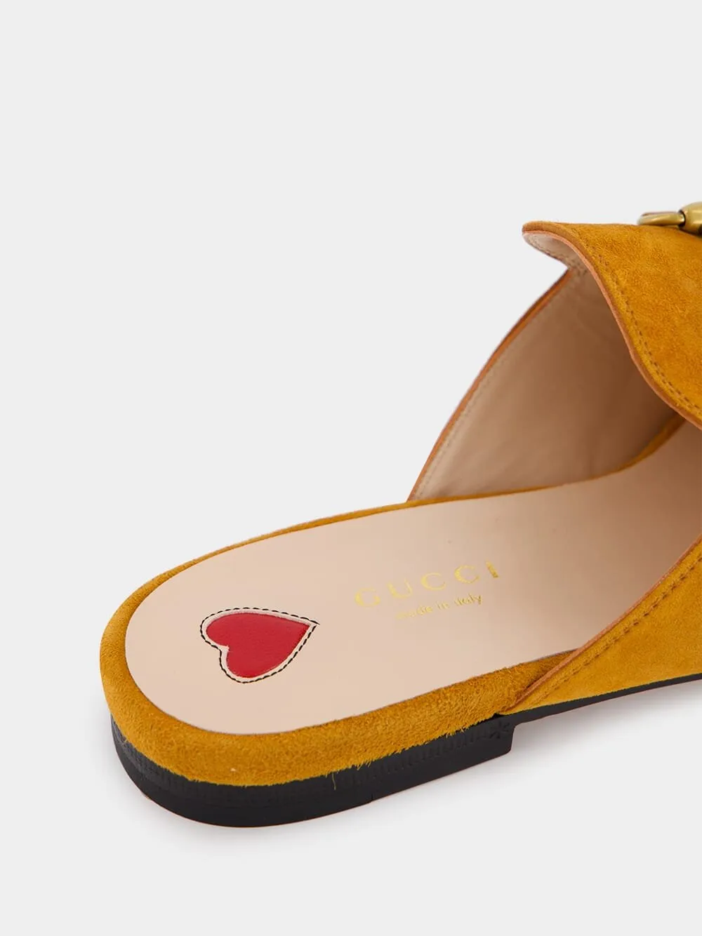 Suede Princetown Flat Slides