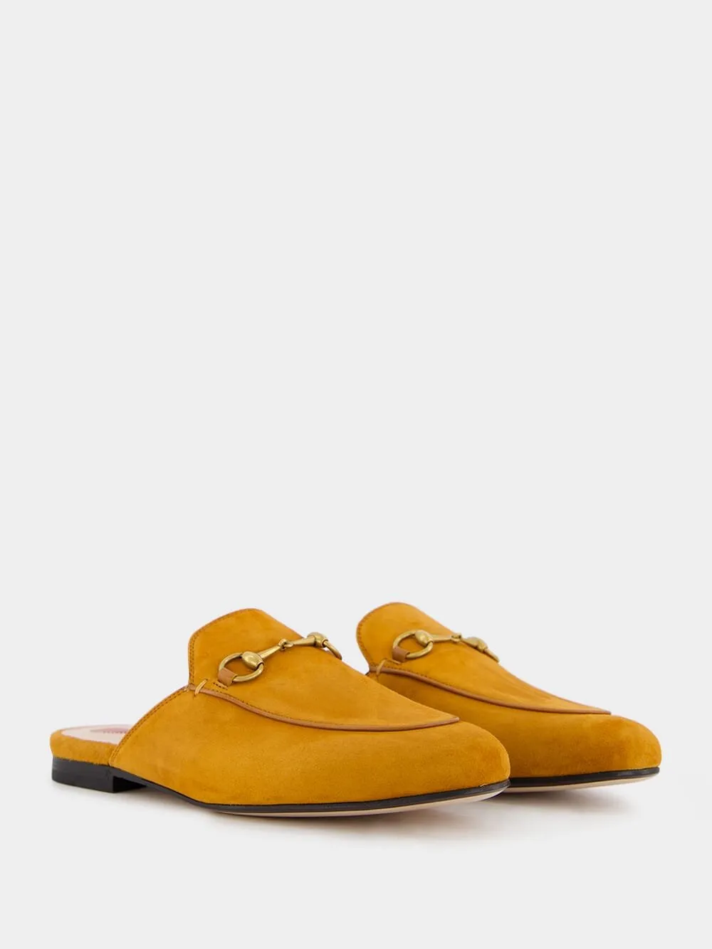 Suede Princetown Flat Slides