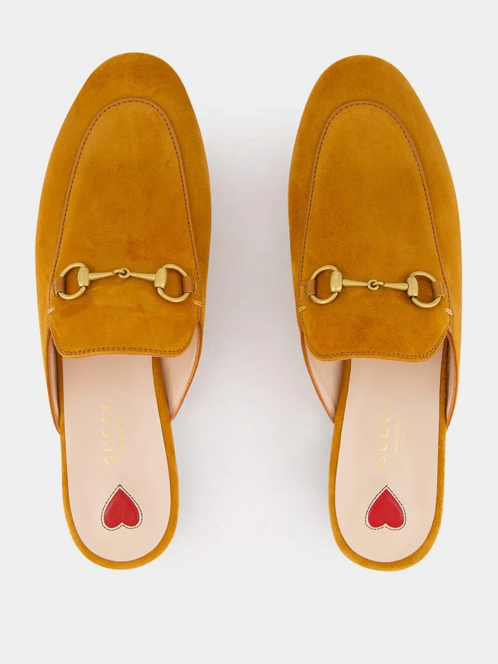 Suede Princetown Flat Slides