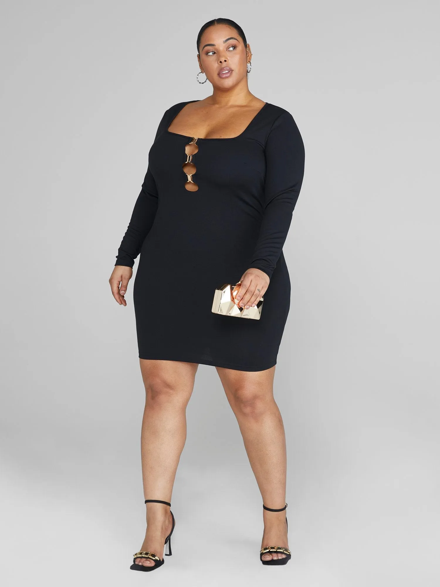 Suzanne Cutout Knit Bodycon Dress