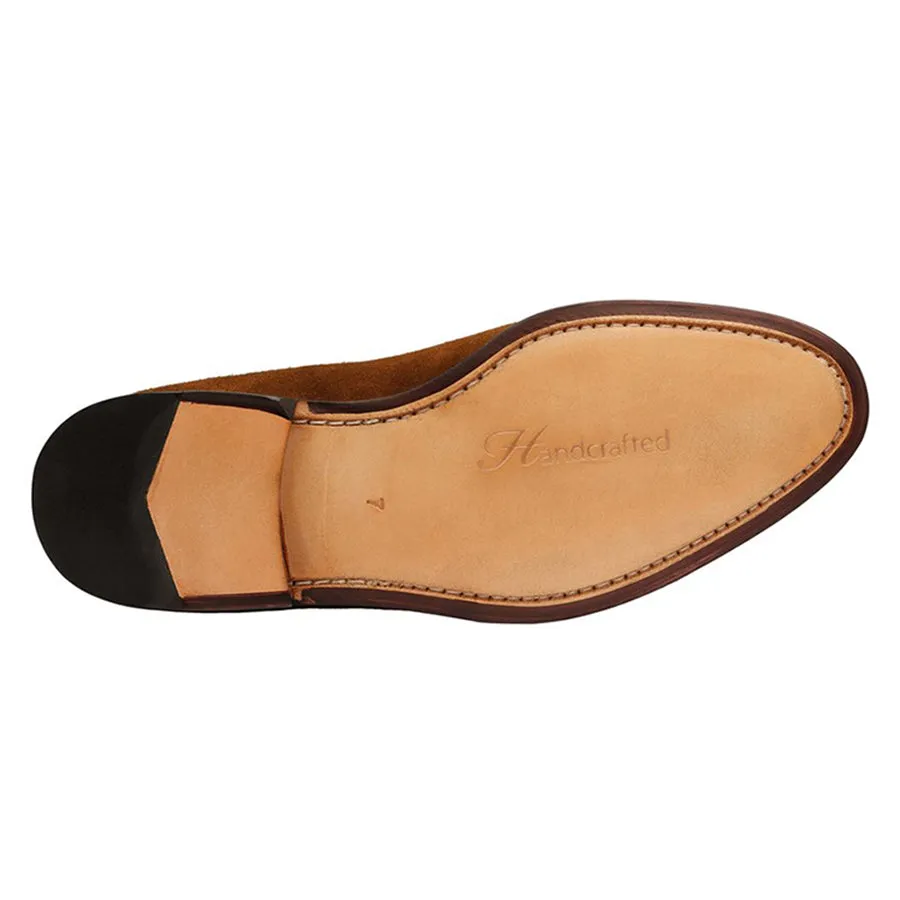 Tan Suede Tassel Loafer